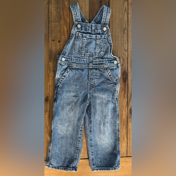 Baby Organic Cotton Denim Overalls - Picture 3 of 6